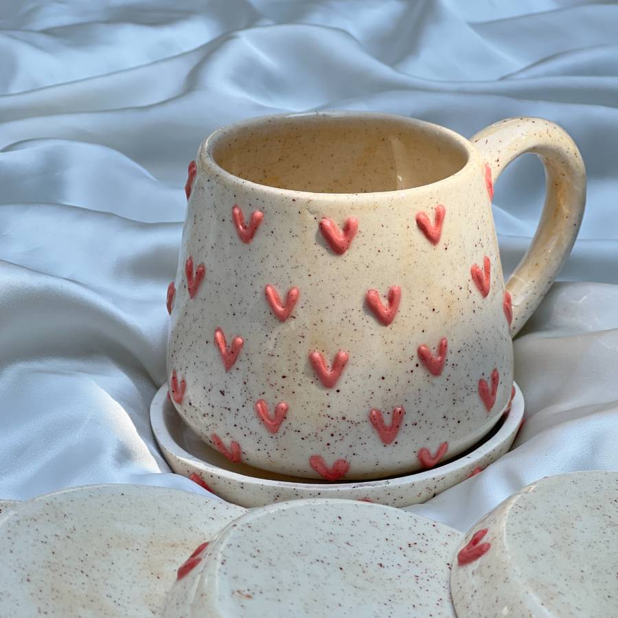 3D Hearts Mug - Image 7
