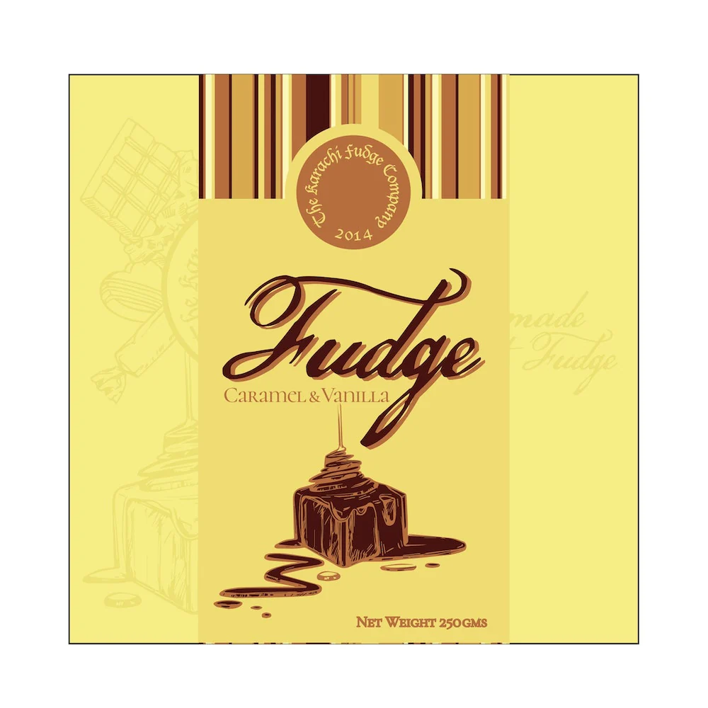 Caramel & Vanilla Fudge - 100gms by Karachi Fudge Company - Image 3