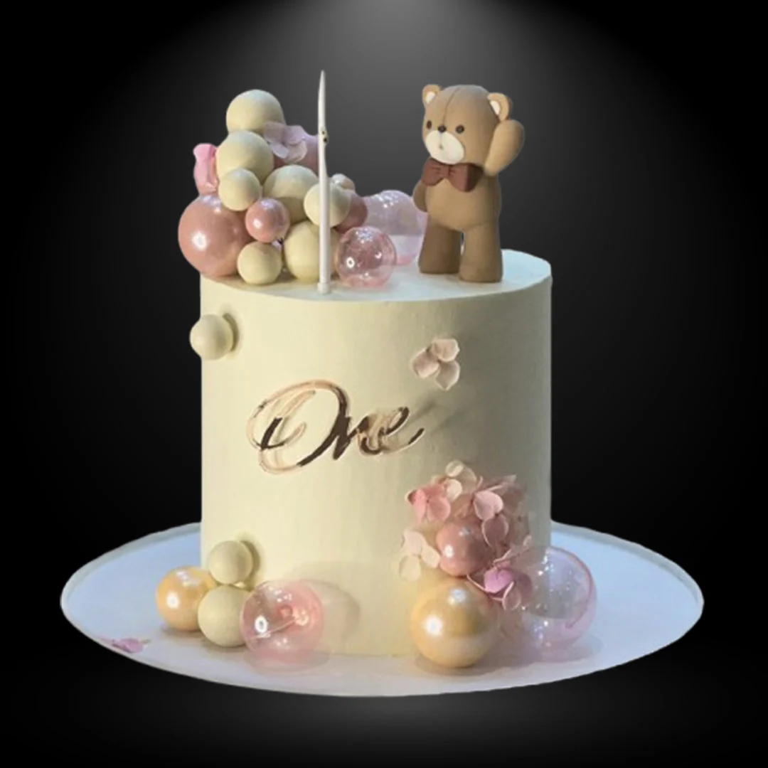 Cute Teddy Theme Cake 2.5 Lbs
