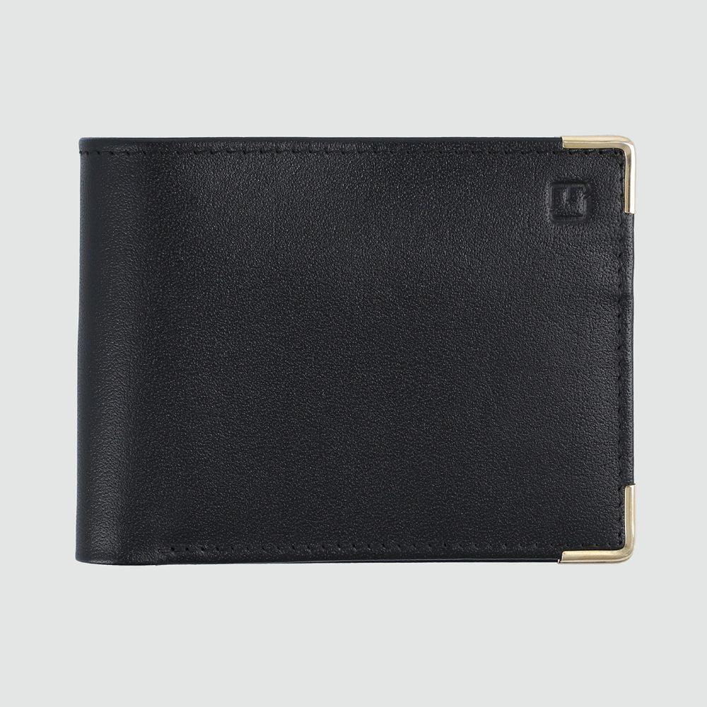 Elegant Glazed Leather Wallet for Men - Image 2