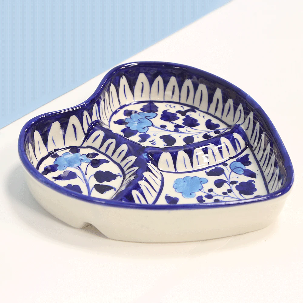 Heart Shaped Dish - Multani Pottery - Image 3