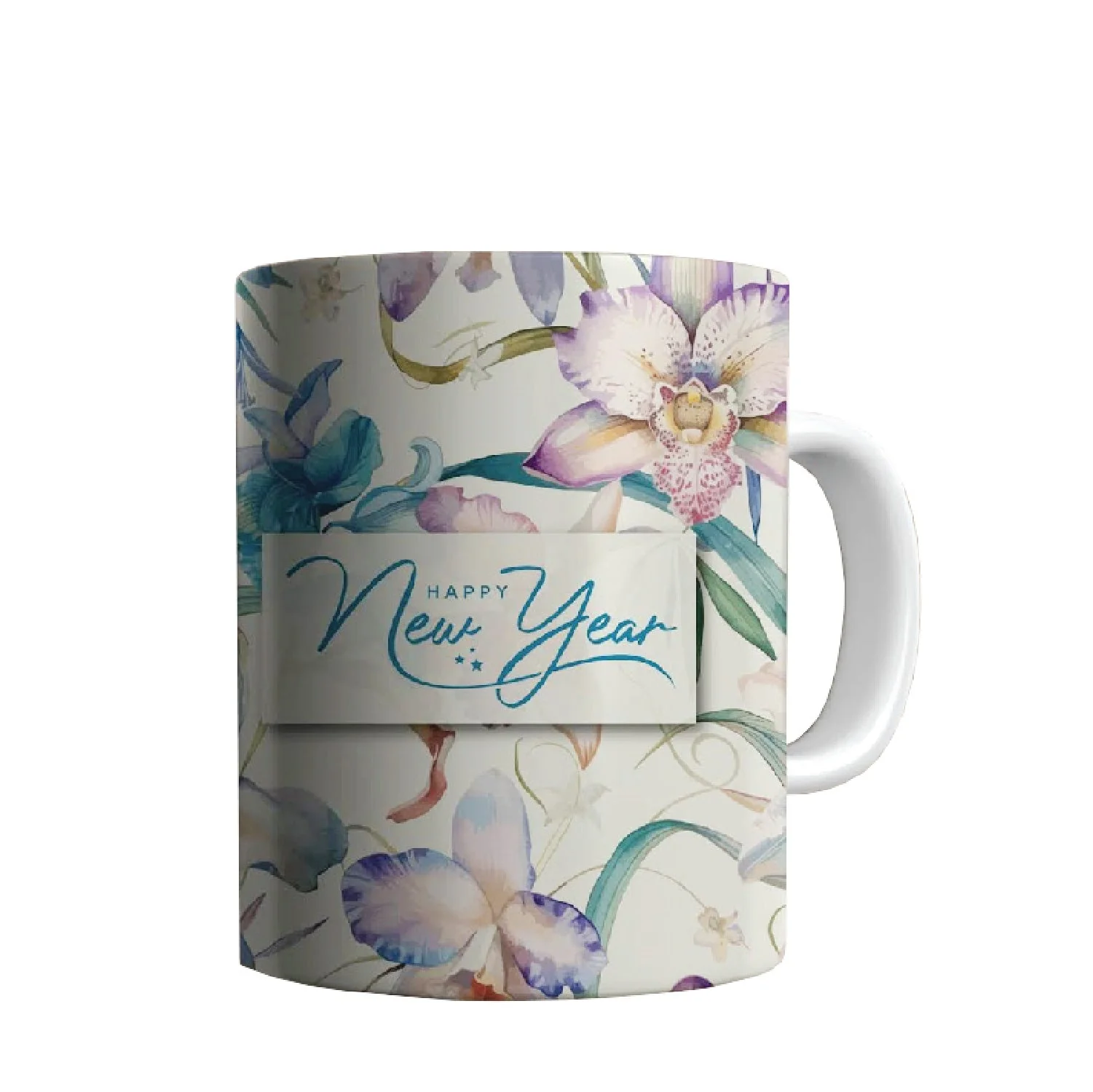 New Year Mug & Chocolate Fudge Cake 2lbs - Image 3