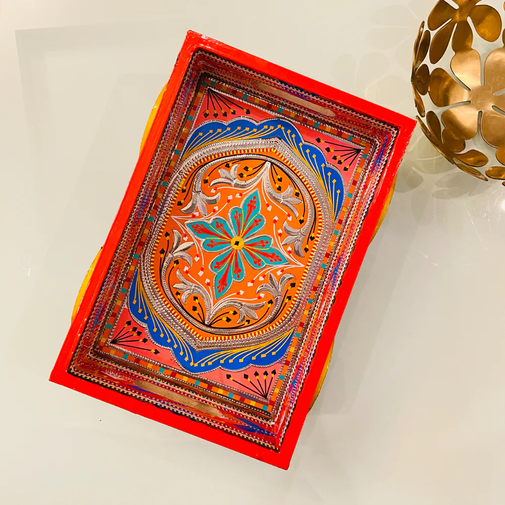 TRAY ON WHEELS (HANDMADE) - Image 3
