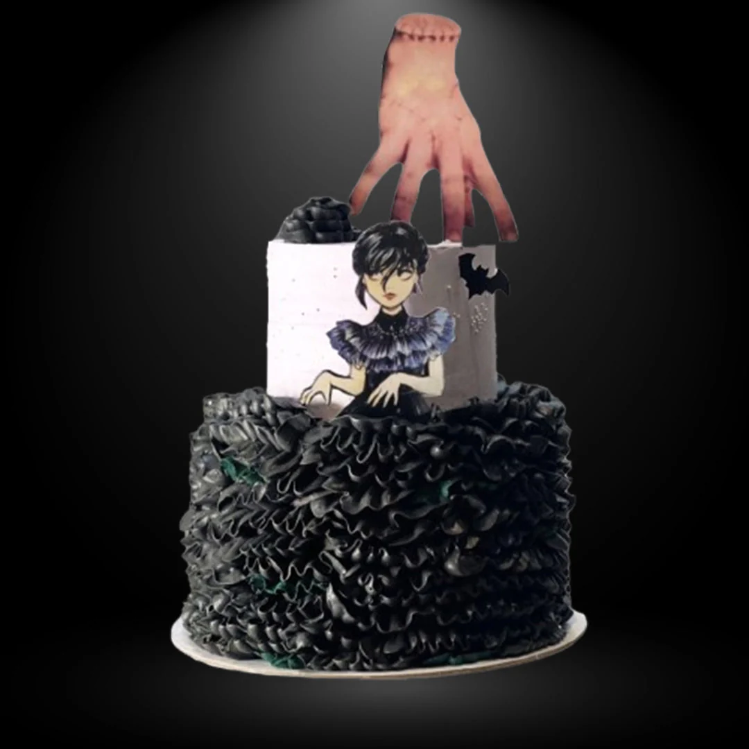 Wednesday Theme Cake 3 Lbs